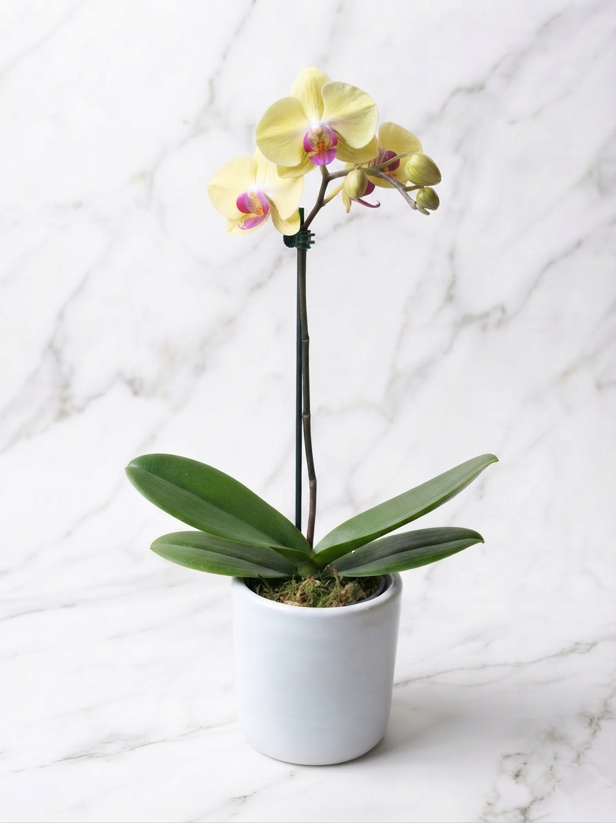 ORQUÍDEA PHALAENOPSIS AMARILLA | ORQUÍDEA PREMIUM